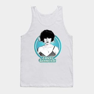 Linda Ronstadt /\/ Original 1970s Style Fan Art Design Tank Top